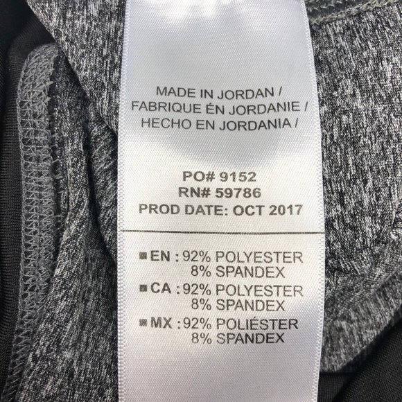 Leg3nd Heathered Gray Yoga Leggings Capri Small - Picture 8 of 8